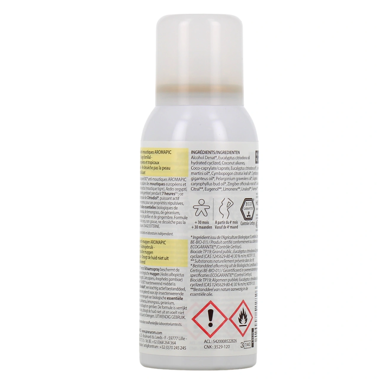 Pranarom Bio Aromapic Spray Corps Anti-moustiques - Vue 3