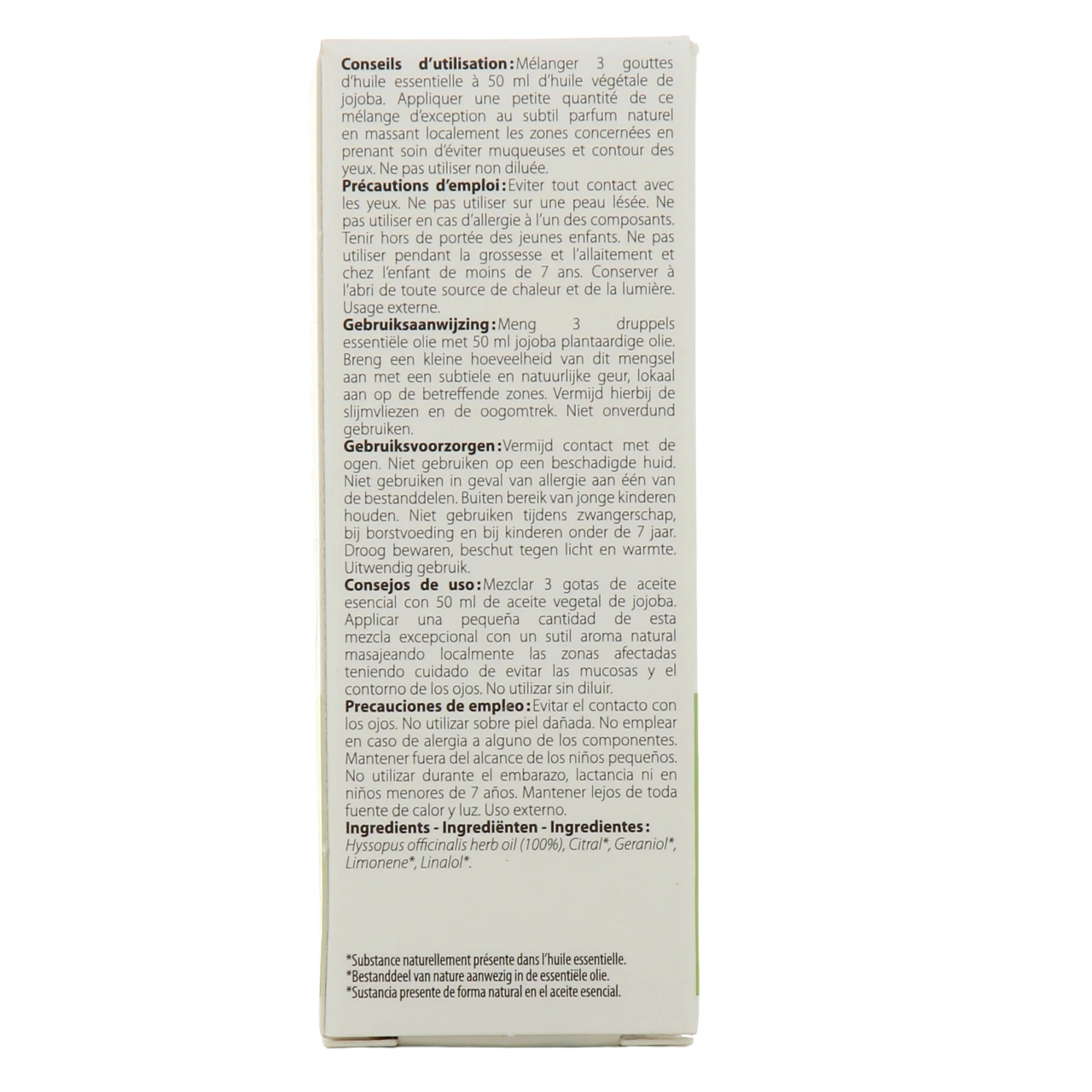 Pranarom Huile Essentielle Hysope Officinale - Vue 3