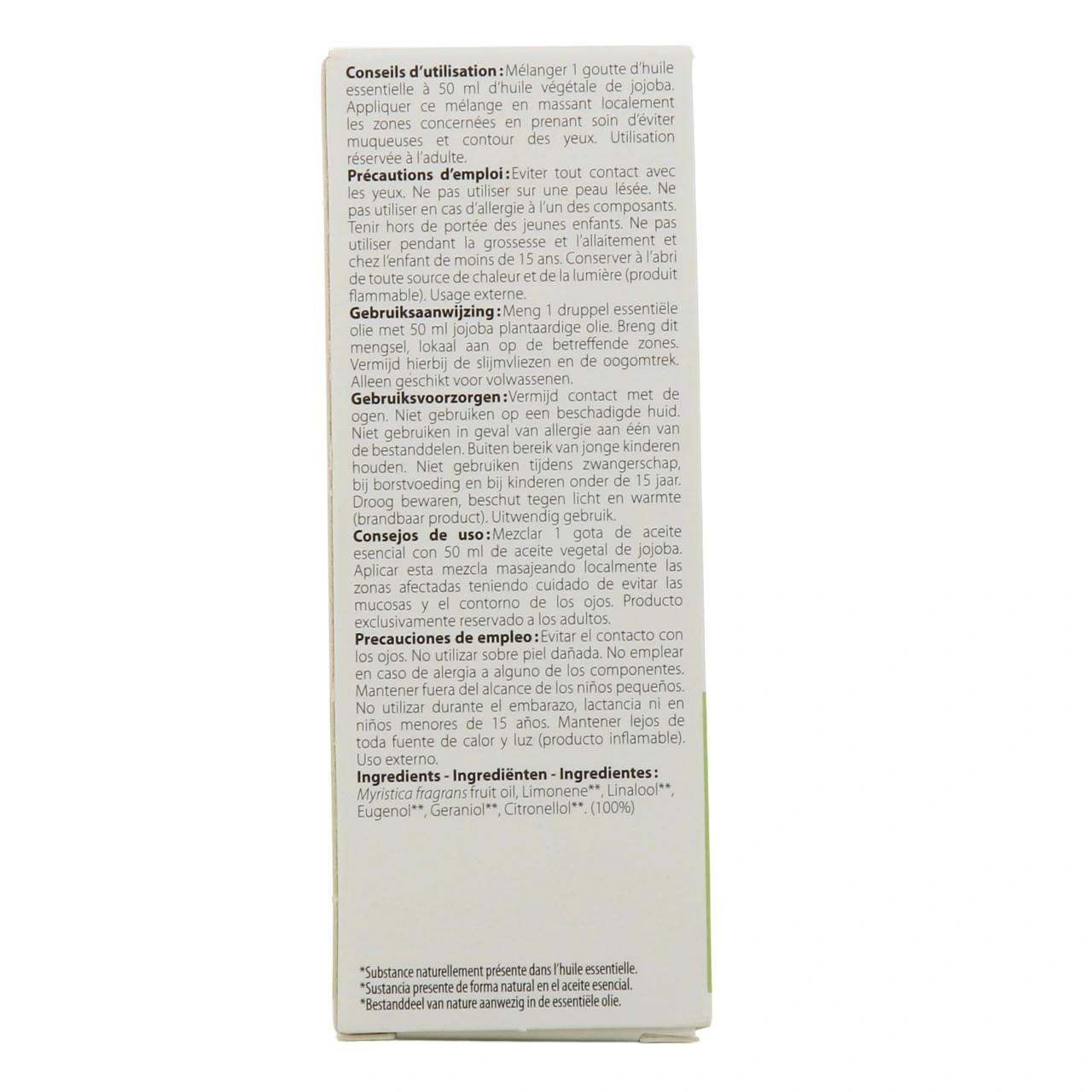Pranarom Huile Essentielle Muscadier - Vue 3