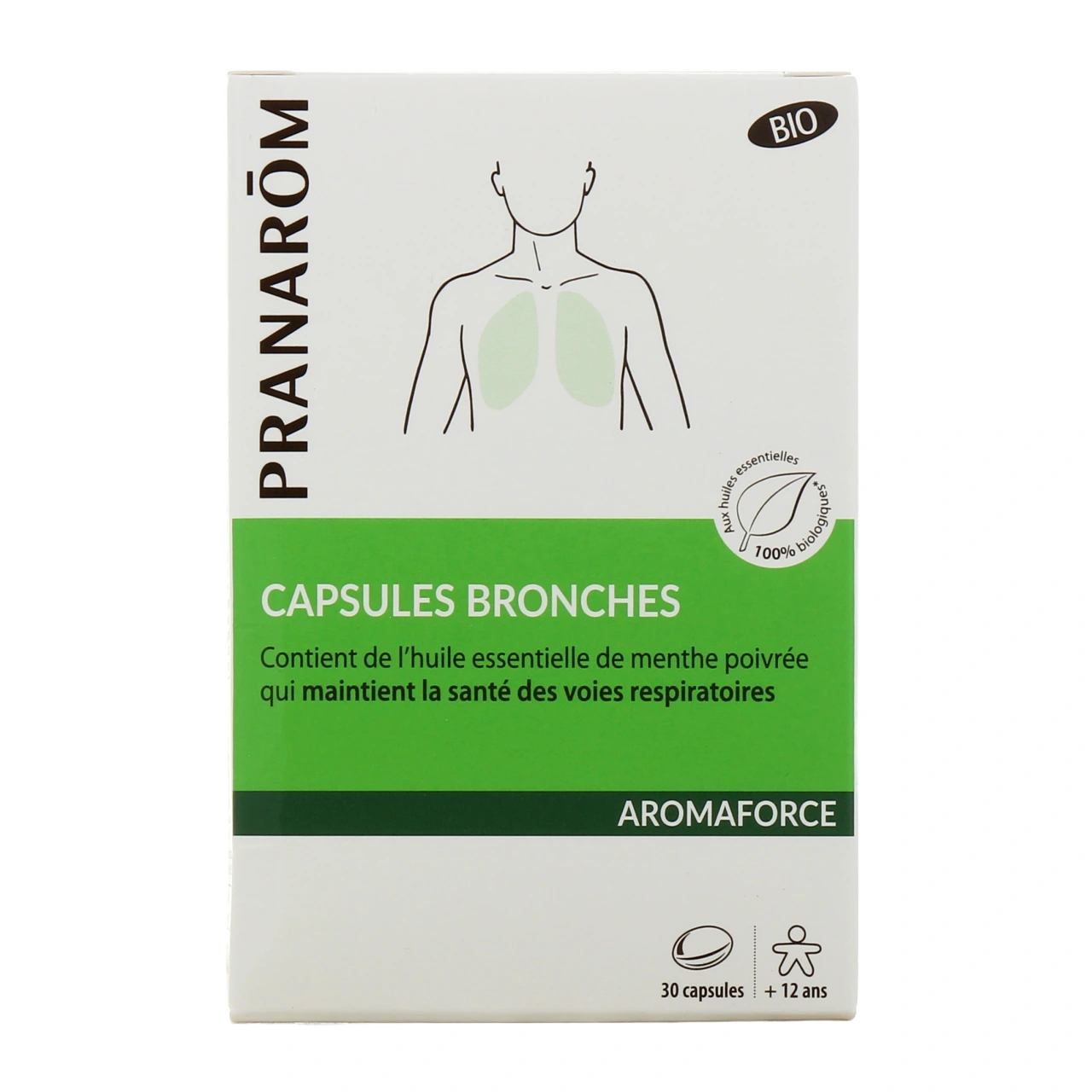 Pranarom Aromaforce Capsules Bronches - Vue 2