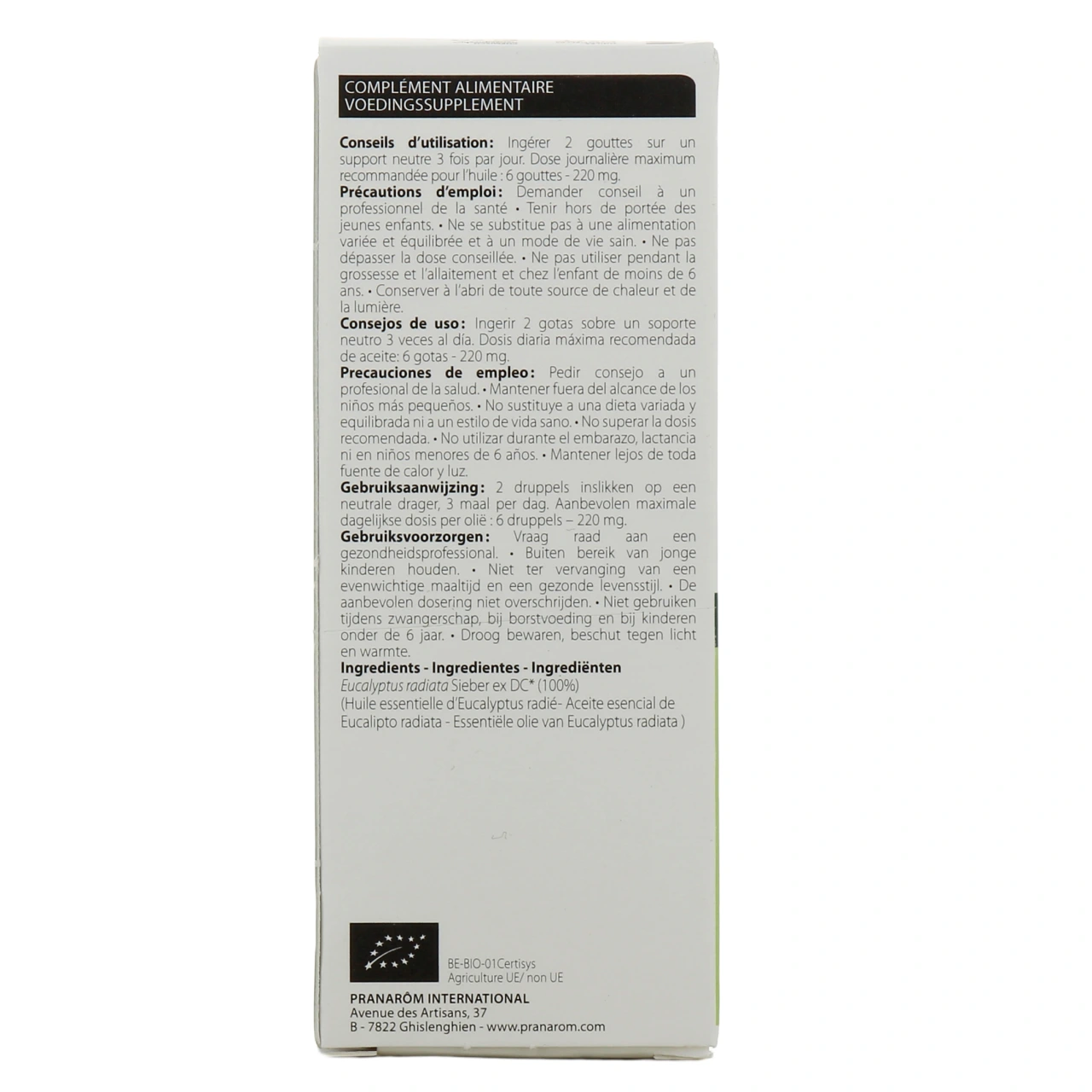 Pranarom Huile essentielle Eucalyptus radié - Vue 9