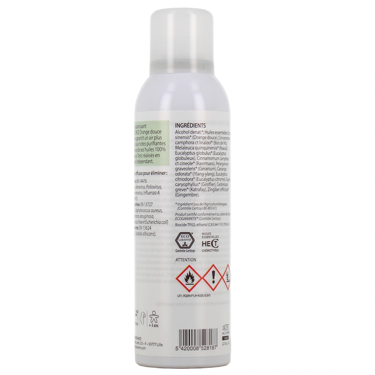 Pranarom Aromaforce Spray Assainissant Orange Douce Ravintsara Bio - Vue 6