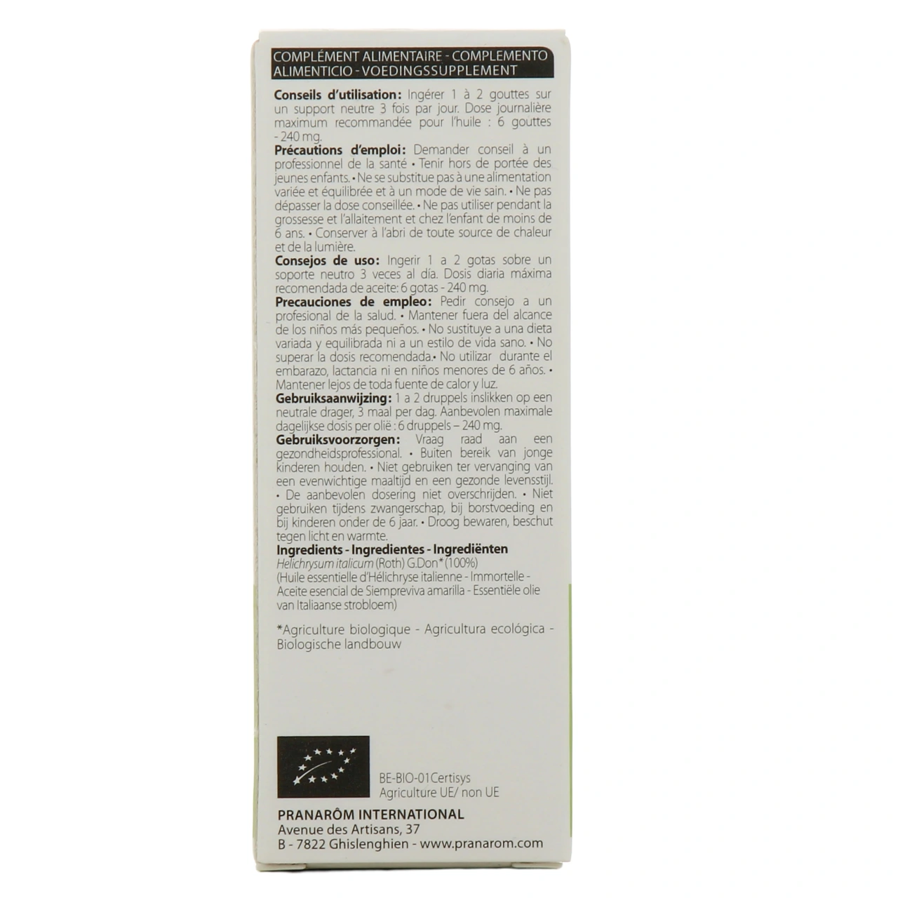 Pranarom Huile essentielle Immortelle - Vue 12