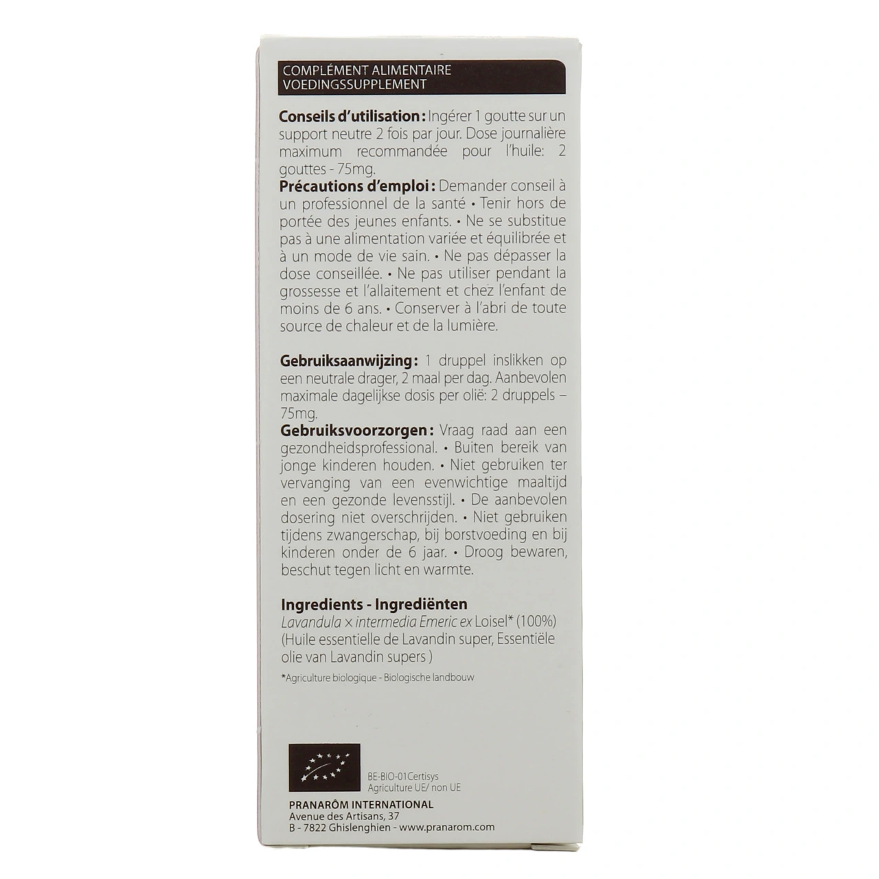 Pranarom Huile essentielle Lavandin super - Vue 6