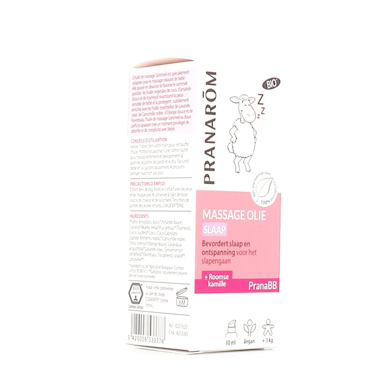 PranaBB Huile Massage Sommeil Bio - Vue 2