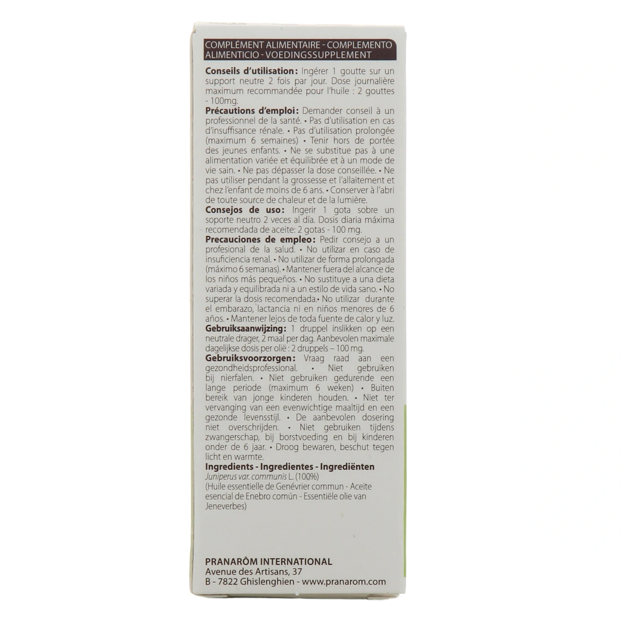 Pranarom Huile essentielle Genévrier commun - Vue 6