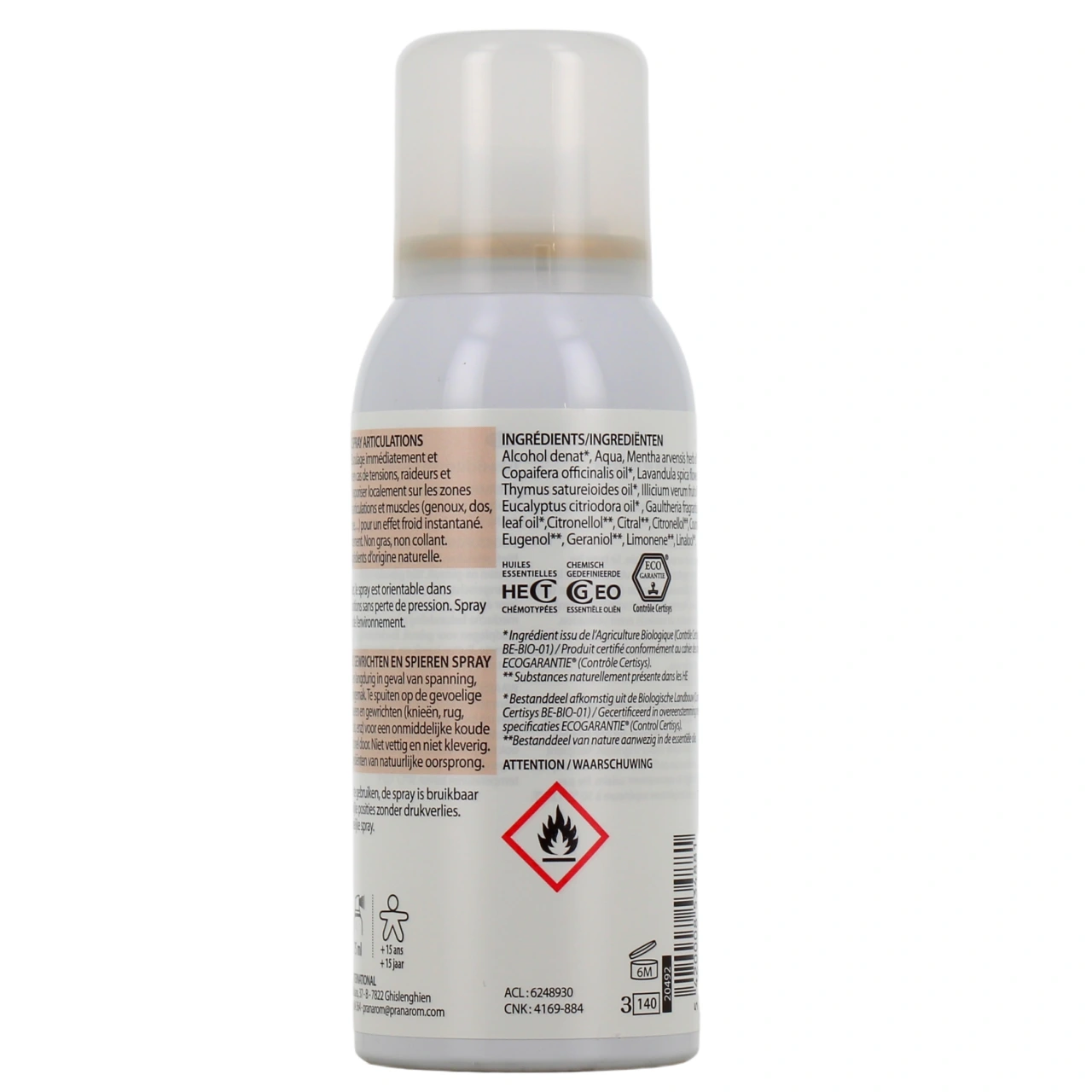 Pranarom Aromalgic Muscles et Articulations Spray - Vue 3