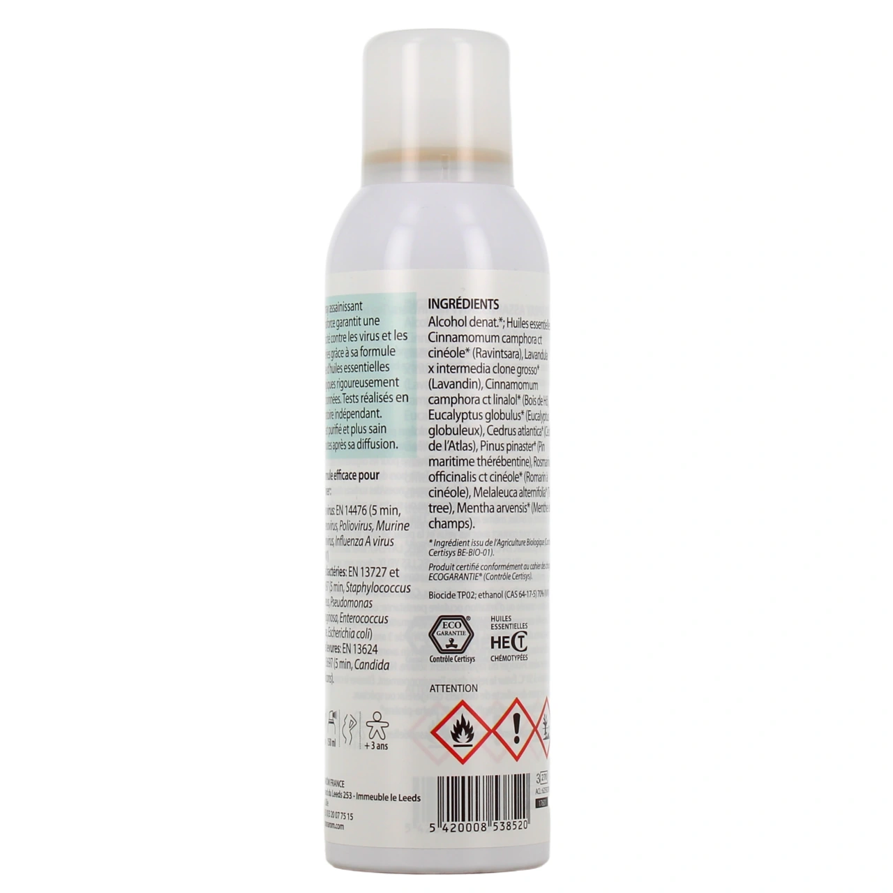 Pranarom Aromaforce Spray Assainissant Ravintsara Tea-Tree BIO - Vue 6