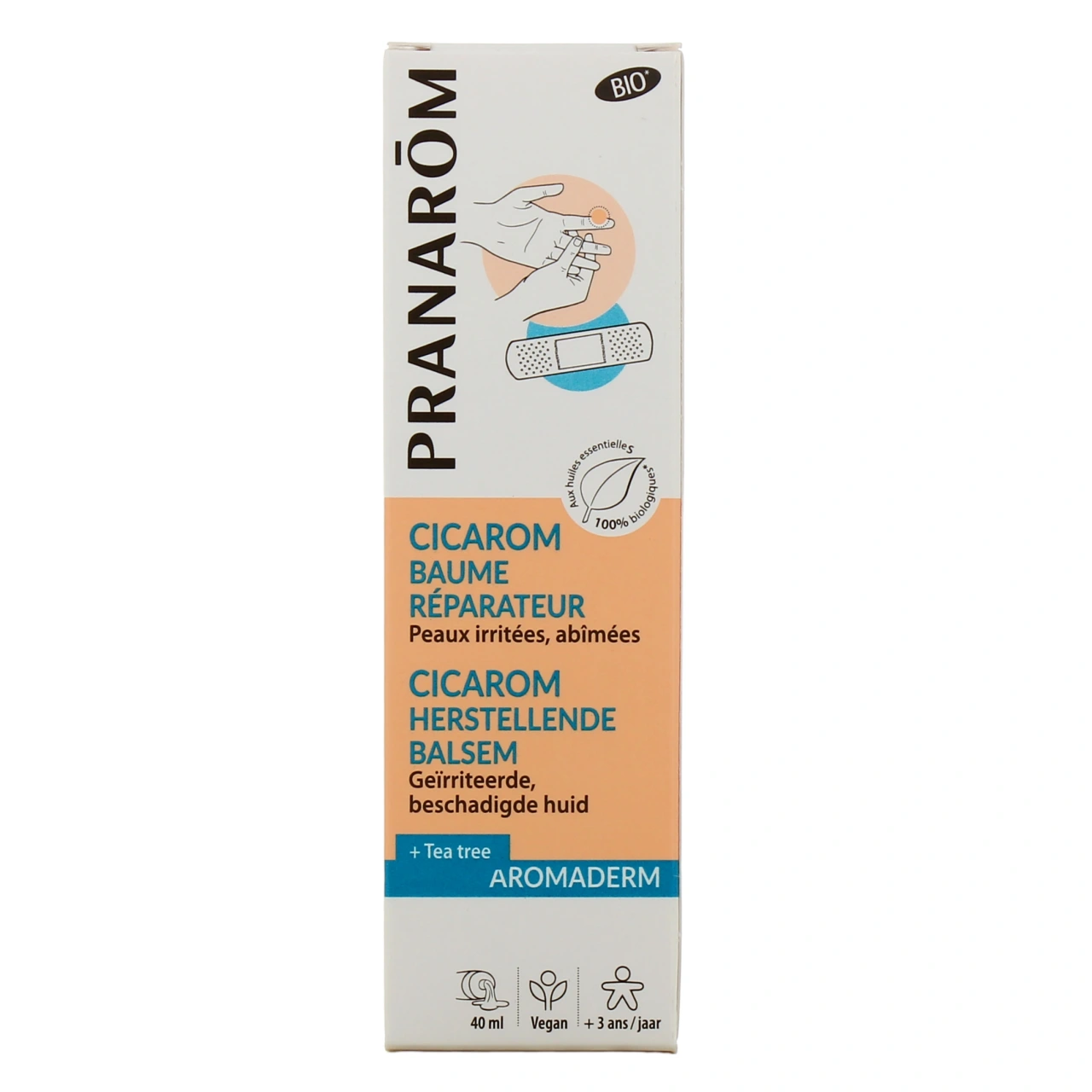 Pranarom Cicarom Bio Aromaderm Baume réparateur - Vue 2