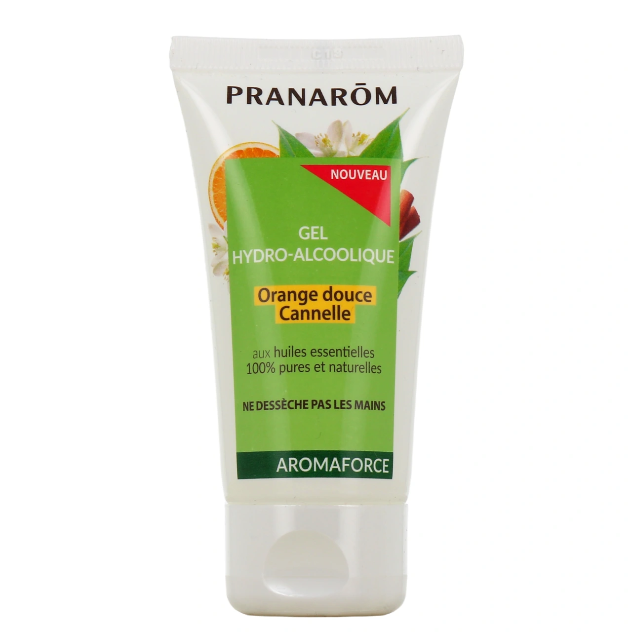 Pranarom Gel hydro-alcoolique Orange douce Cannelle - Vue 2
