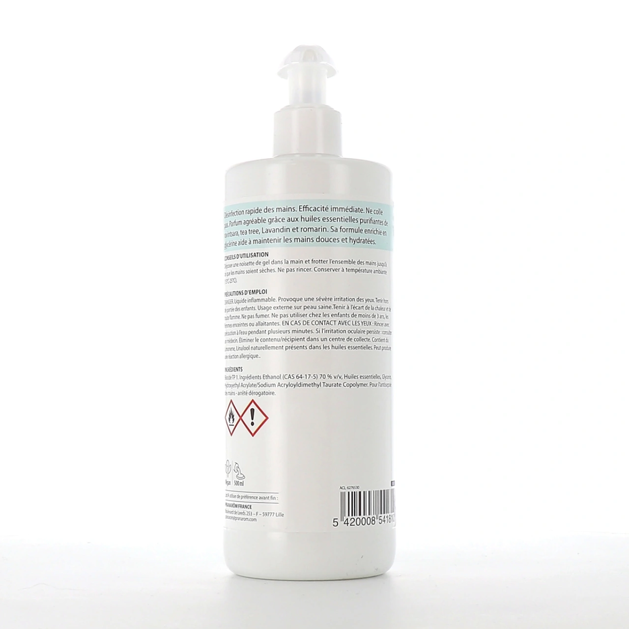 Pranarom Gel hydro-alcoolique Ravintsara Tea tree - Vue 5