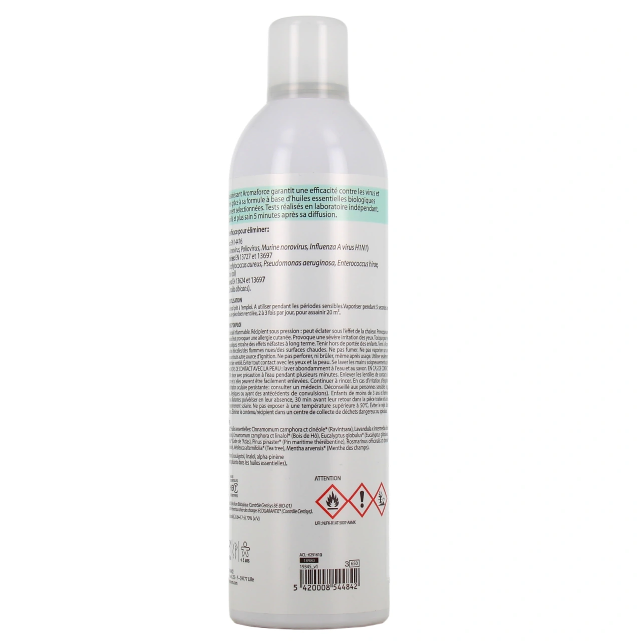 Pranarom Aromaforce Spray Assainissant Ravintsara Tea-Tree BIO - Vue 9