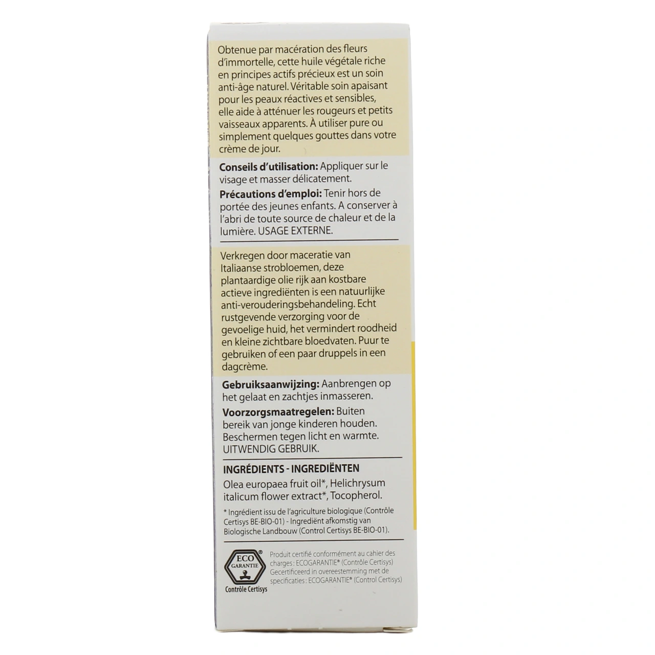 Pranarom Huile Végétale Immortelle Bio - Vue 3