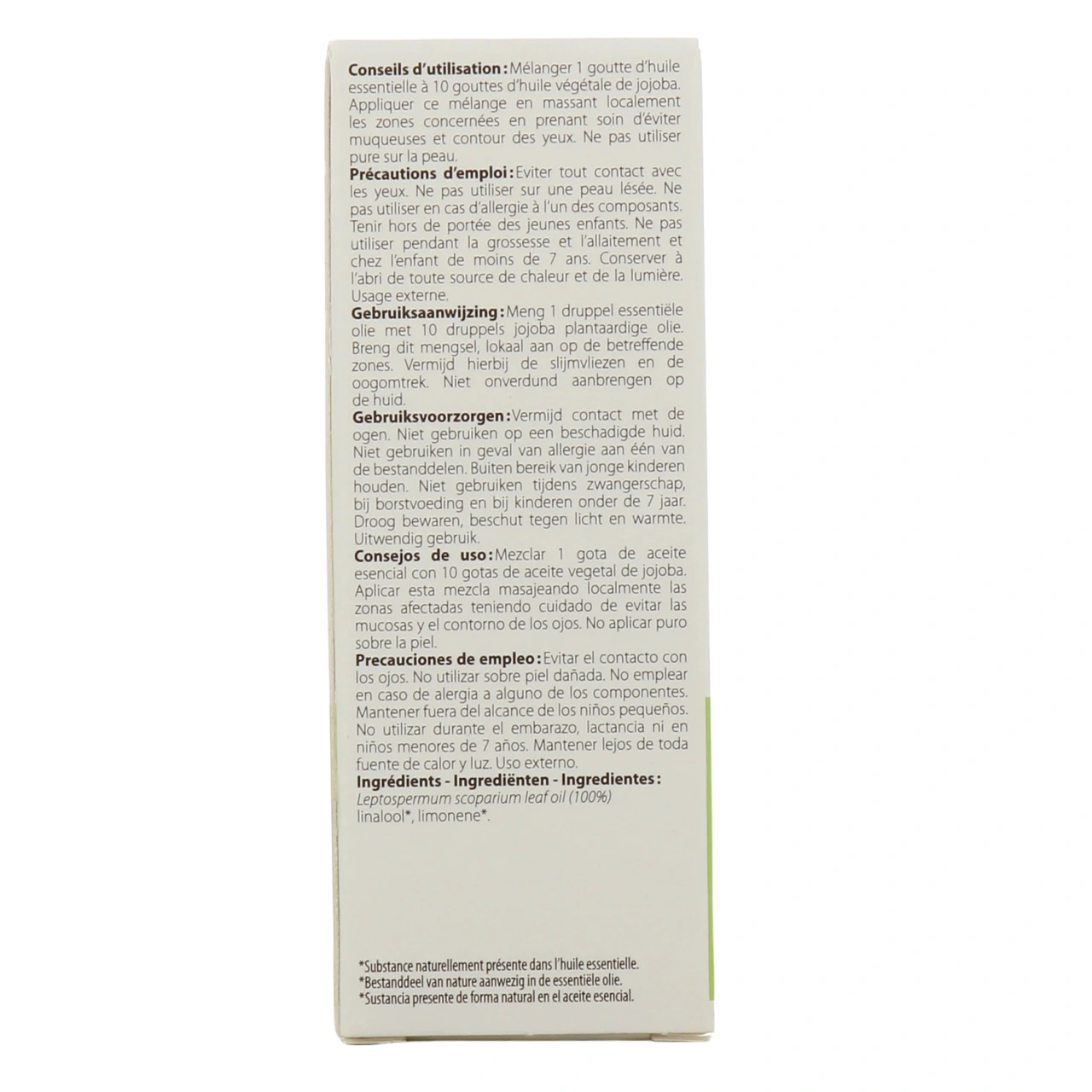 Pranarom Huile Essentielle Manuka - Vue 3