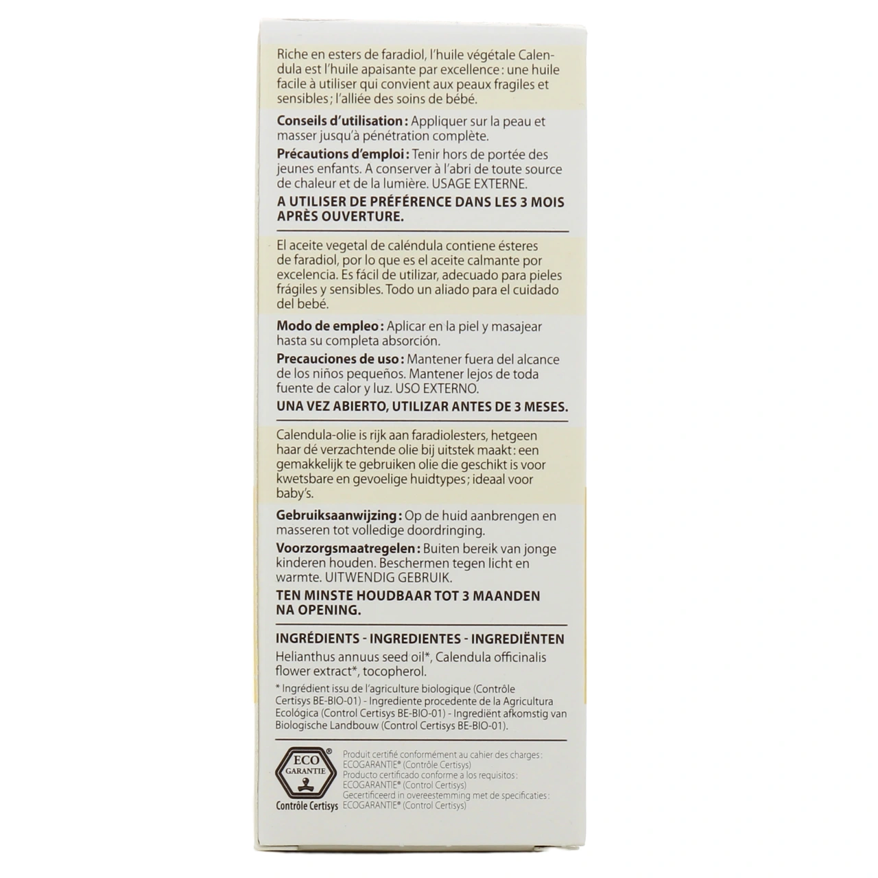 Pranarom huile de macération calendula Bio - Vue 3