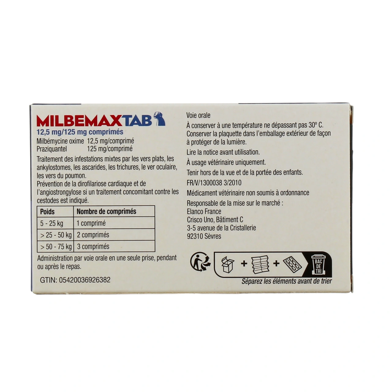Milbemax Tab Vermifuge Chien - Vue 6