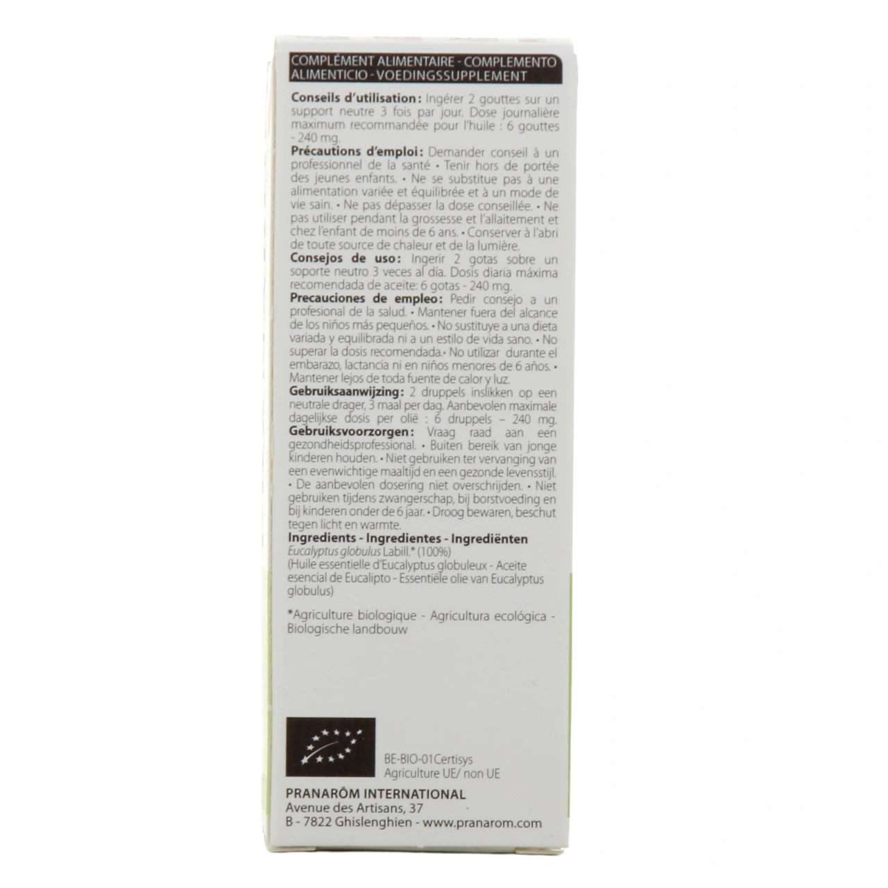 Pranarom Huile Essentielle Eucalyptus globuleux - Vue 6
