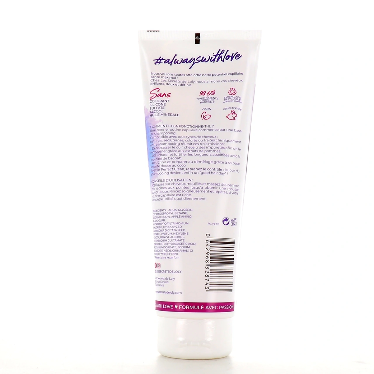 Les Secrets de Loly Perfect Clean Shampooing Doux - Vue 2