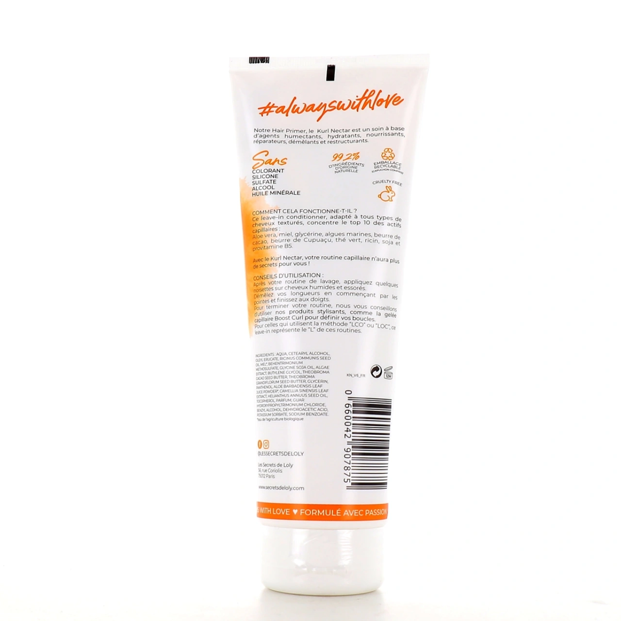 Les Secrets de Loly Kurl Nectar Hair Primer - Vue 2
