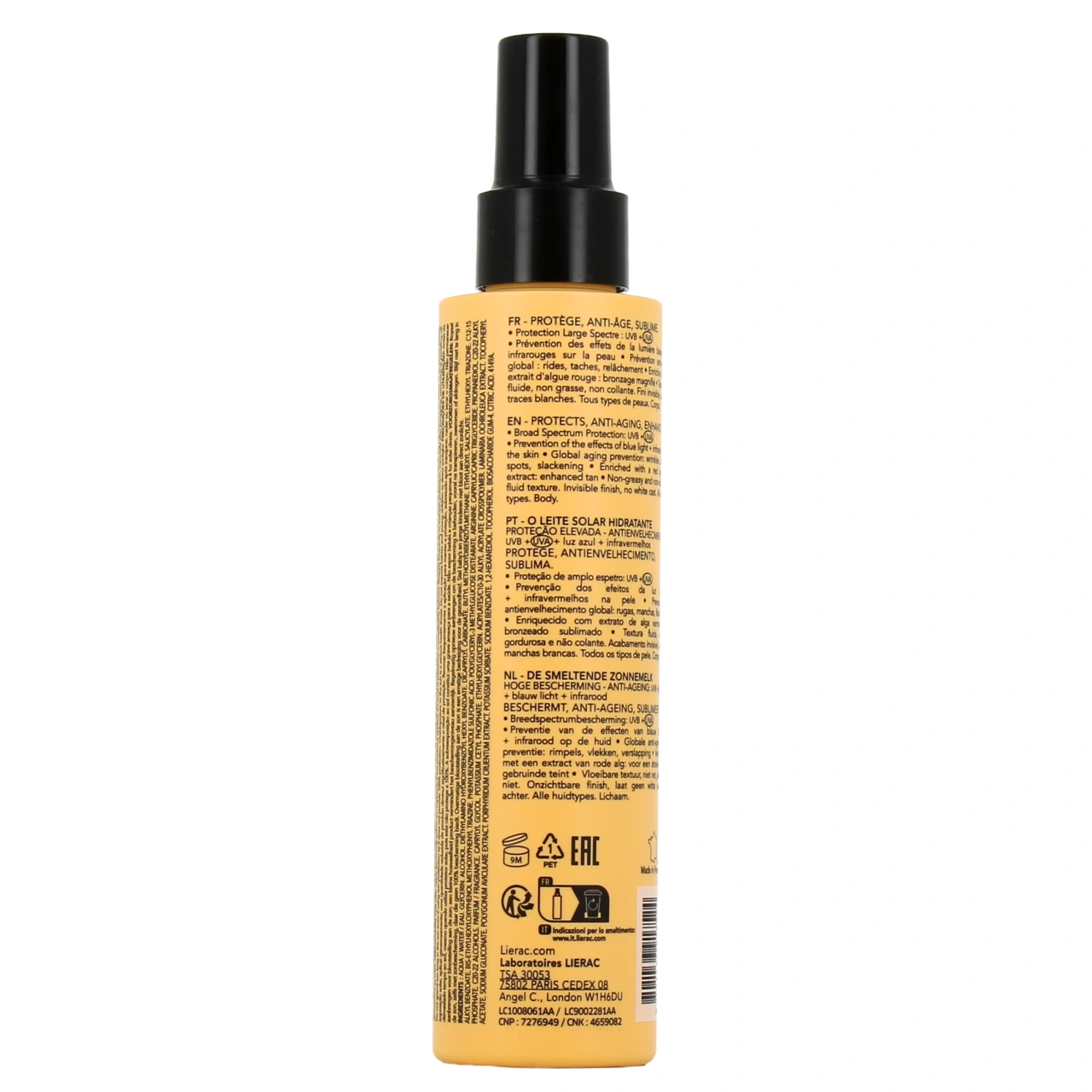 Lierac Sunissime Lait Protecteur Anti-Age Global SPF 50 - Vue 3