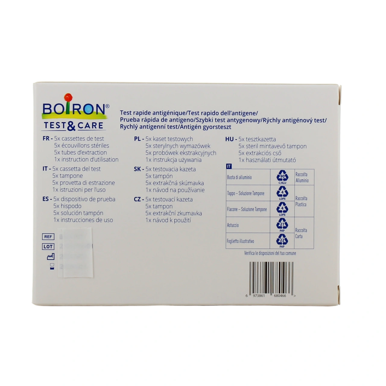 Boiron Autotest Covid - Vue 6