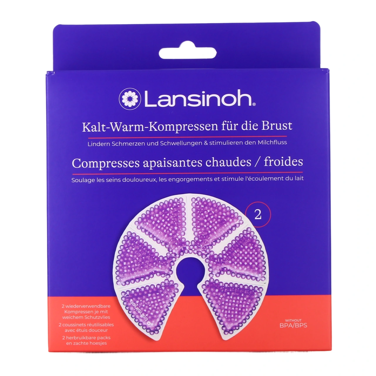 Lansinoh Compresses Thermoperles Allaitement - Vue 2