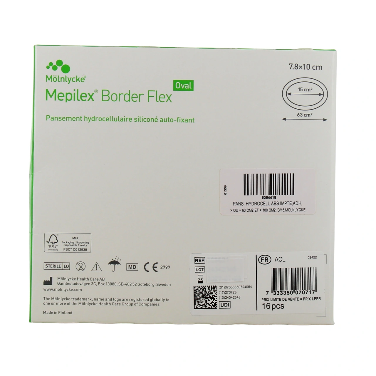 Mepilex Border Flex Pansement Hydrocellulaire - Vue 5