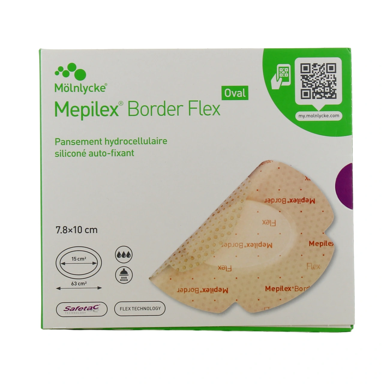 Mepilex Border Flex Pansement Hydrocellulaire - Vue 4