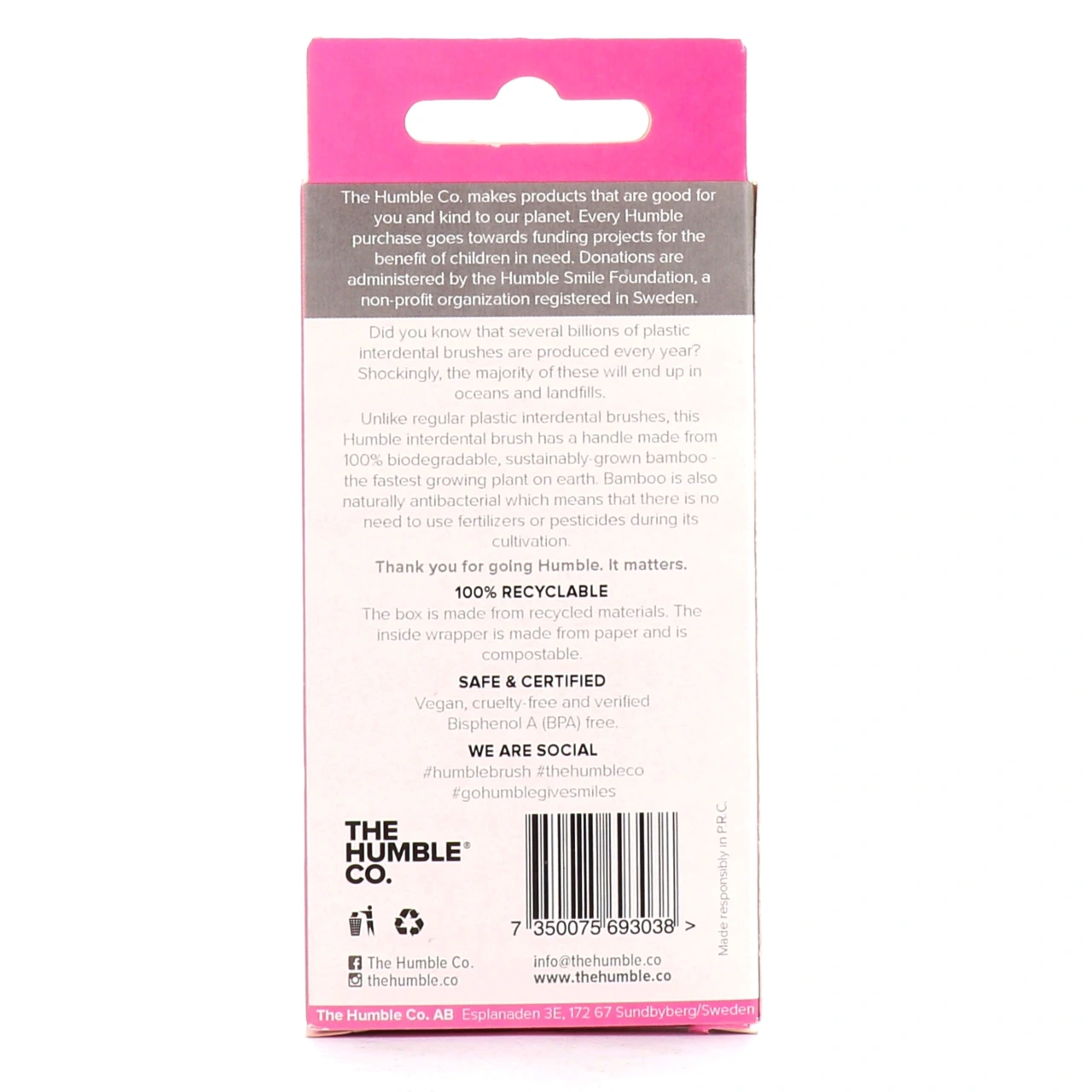 The Humble Co Brossettes Interdentaires Bambou - Vue 2