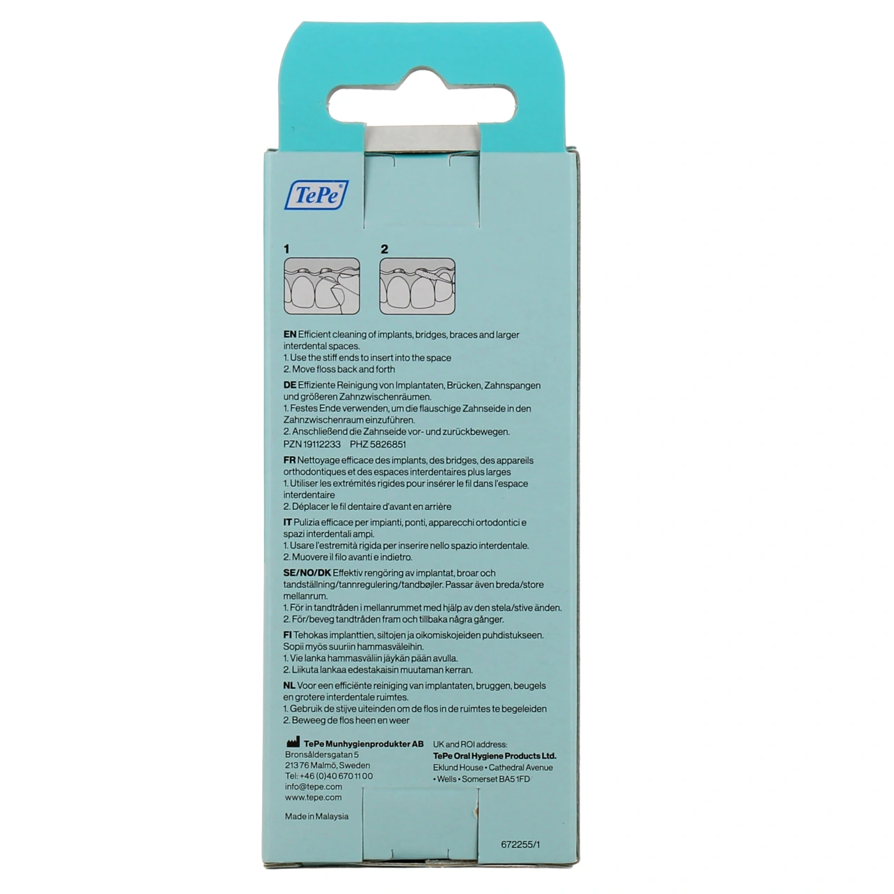 TePe Fil Dentaire Bridge & Implant - Vue 3