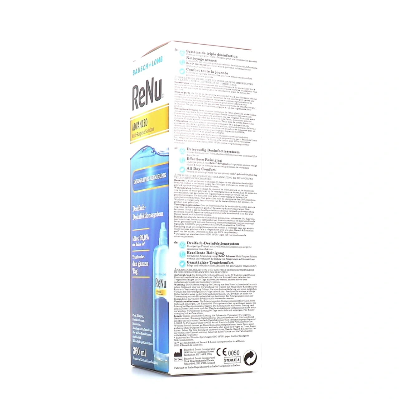 Renu Advanced Solution Multifonctions pour Lentilles de Contact - Vue 8