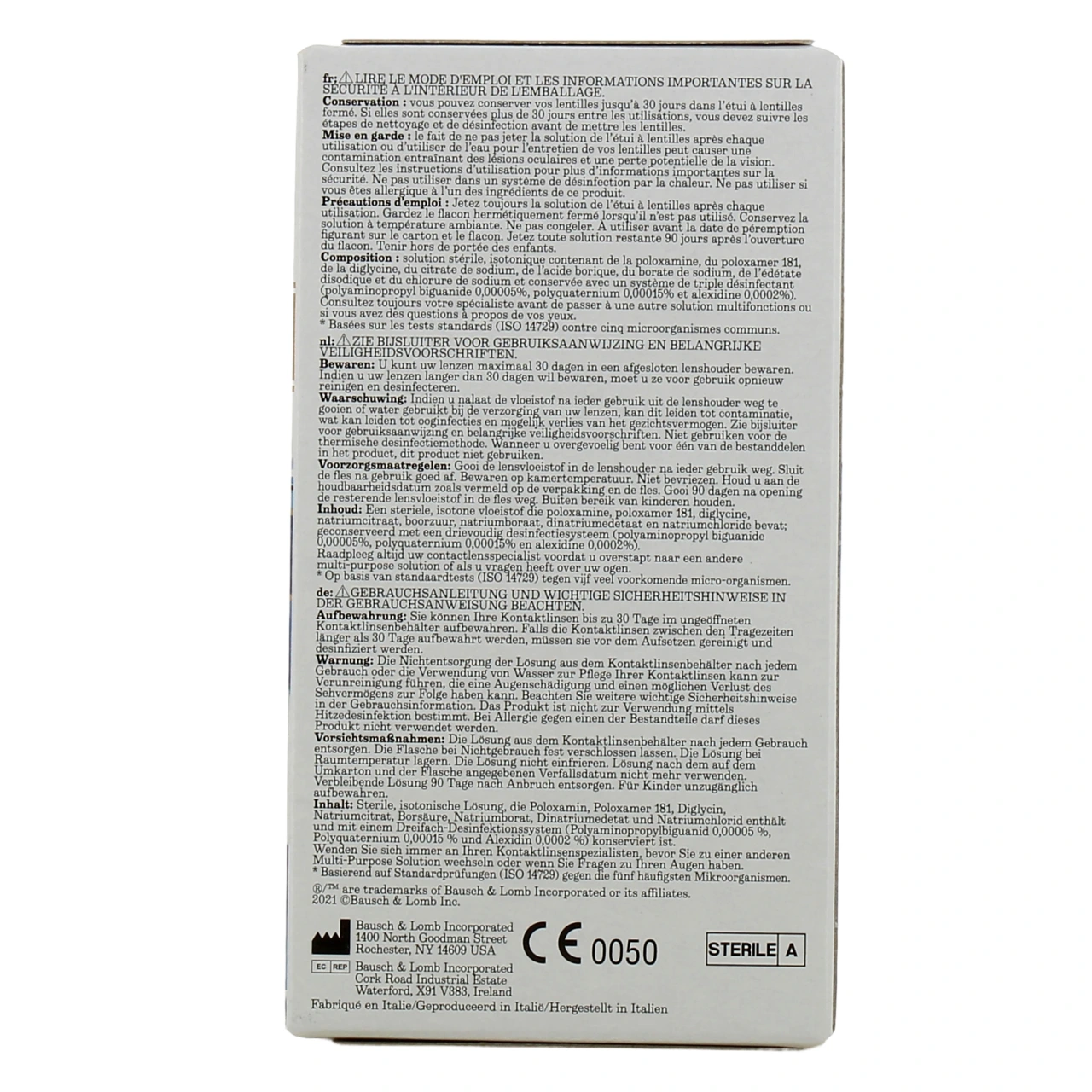 Renu Advanced Solution Multifonctions pour Lentilles de Contact - Vue 3