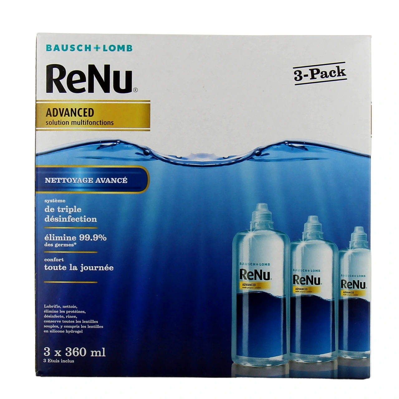 Renu Advanced Solution Multifonctions pour Lentilles de Contact - Vue 5