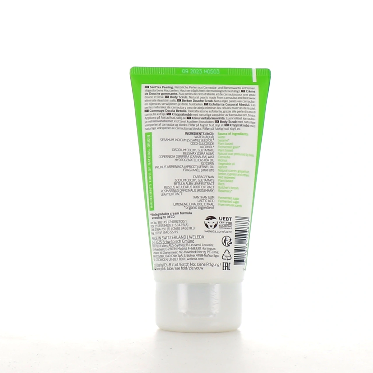 Weleda Crème de Douche Gommante - Vue 2