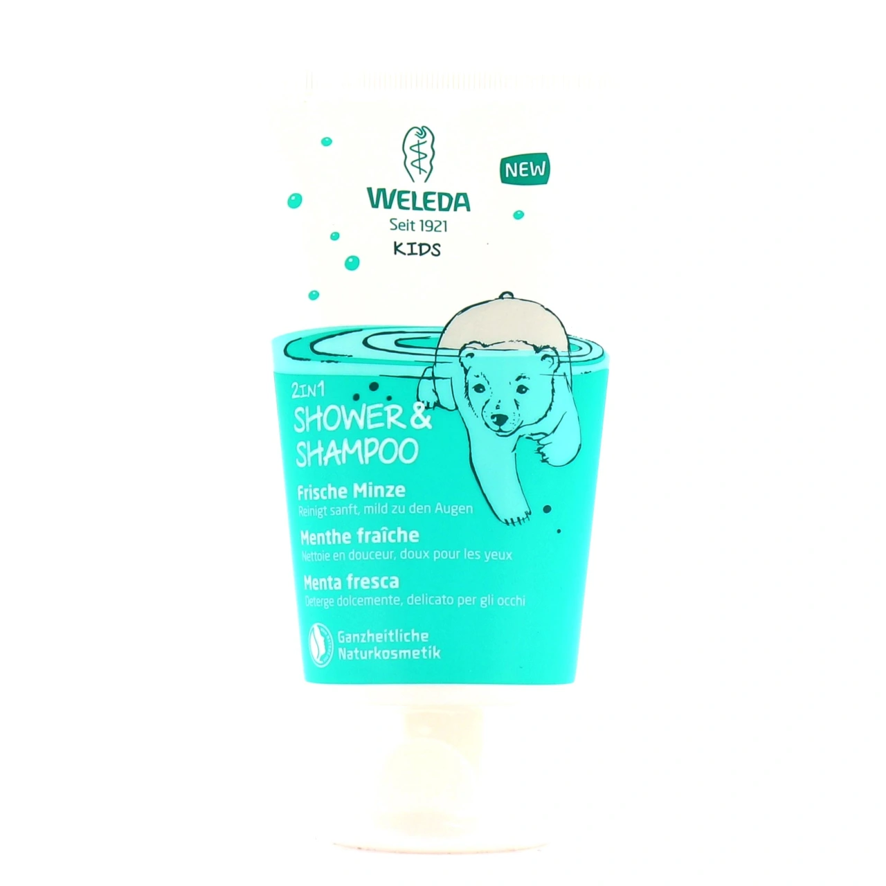 Weleda Crème de Douche 2 en 1 Enfants Menthe fraîche - Weleda