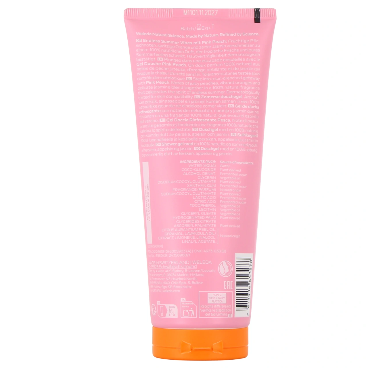 Weleda Gel Douche Pink Peach - Vue 3