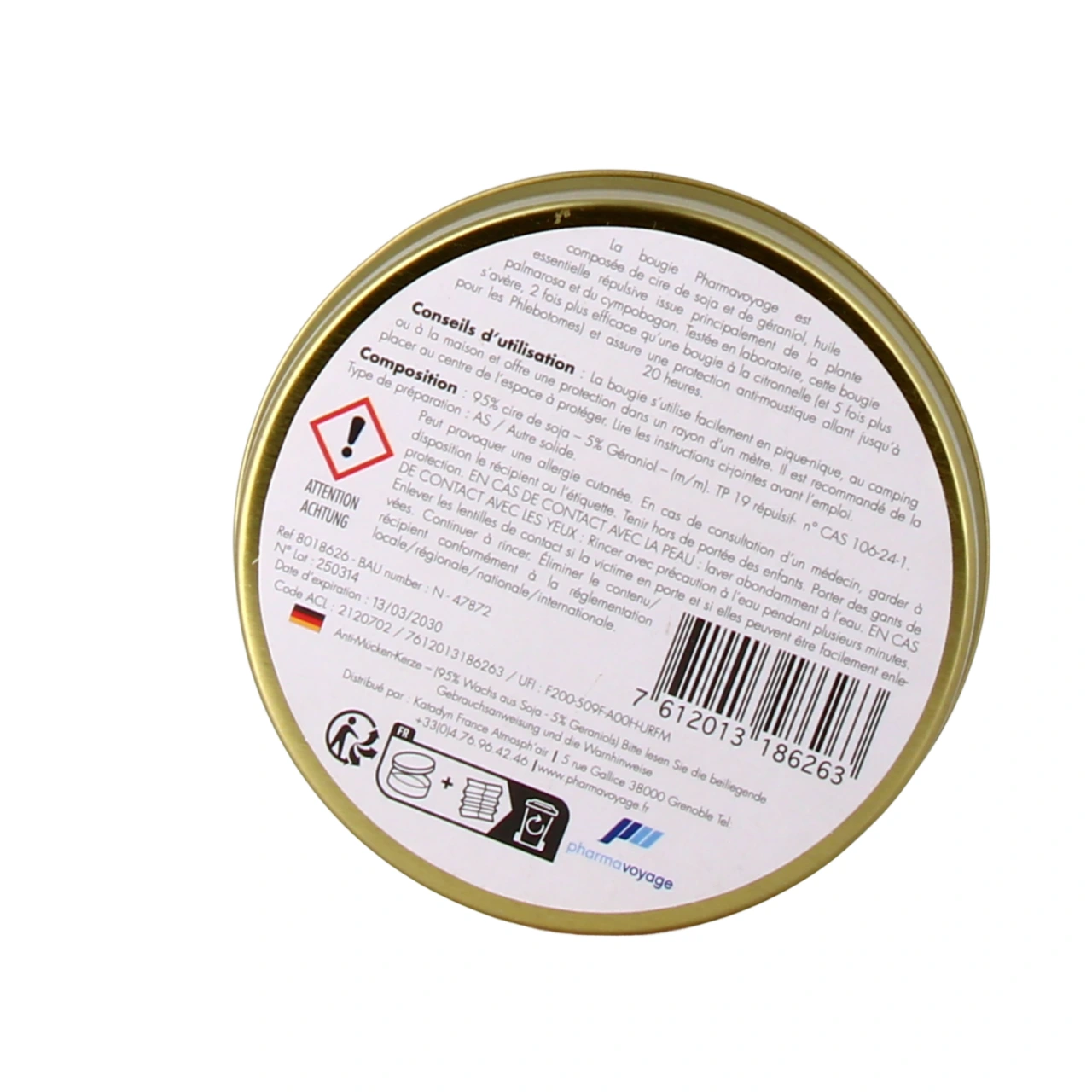 Pharmavoyage Bougie Anti-Moustiques - Vue 3