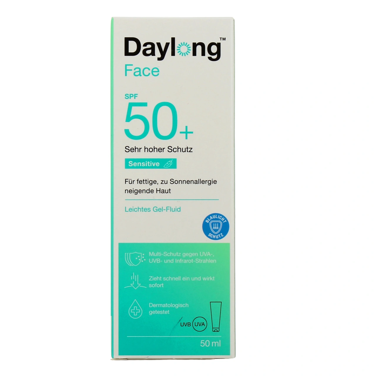 Daylong Sensitive Face Gel-fluide SPF 50+ - Vue 3