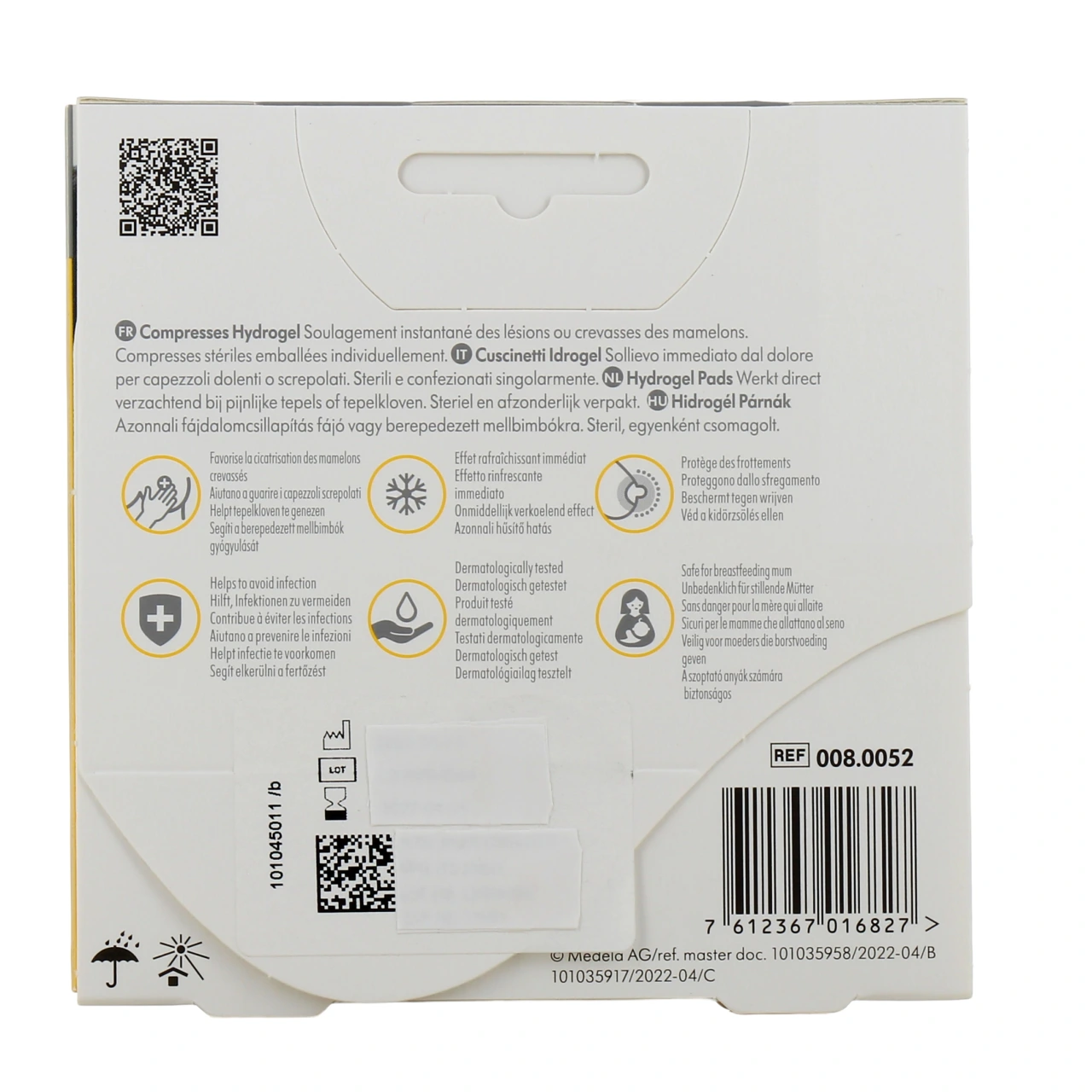 Medela Compresses d'Hydrogel - Vue 3