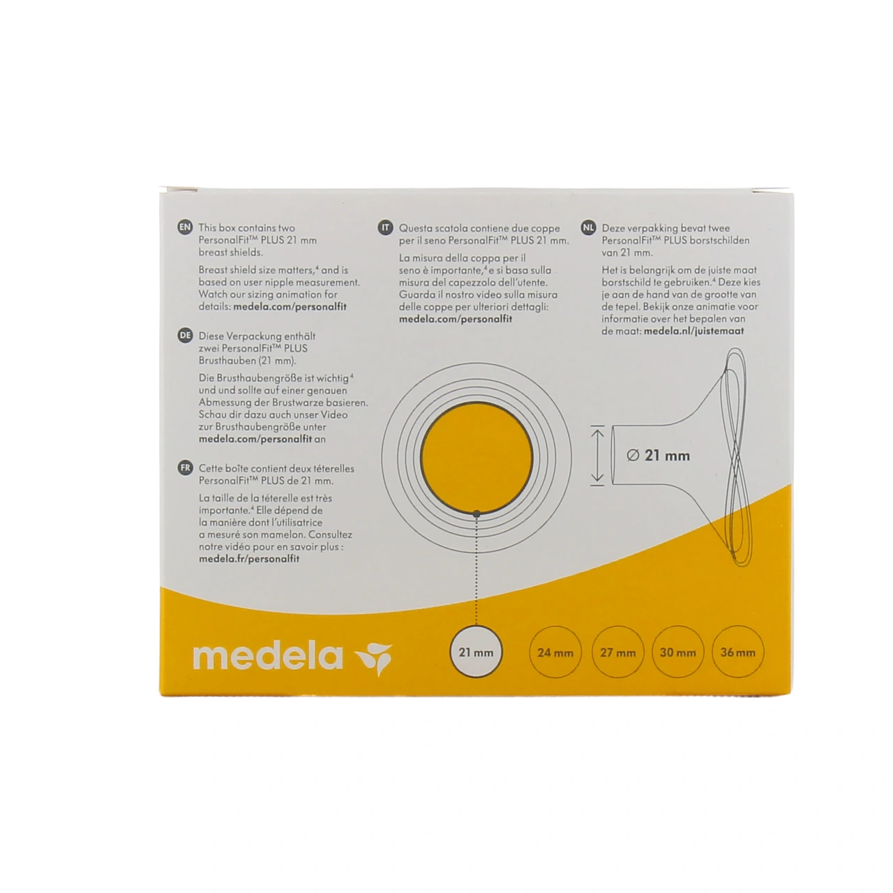 Medela Téterelles PersonalFit Plus - Vue 3