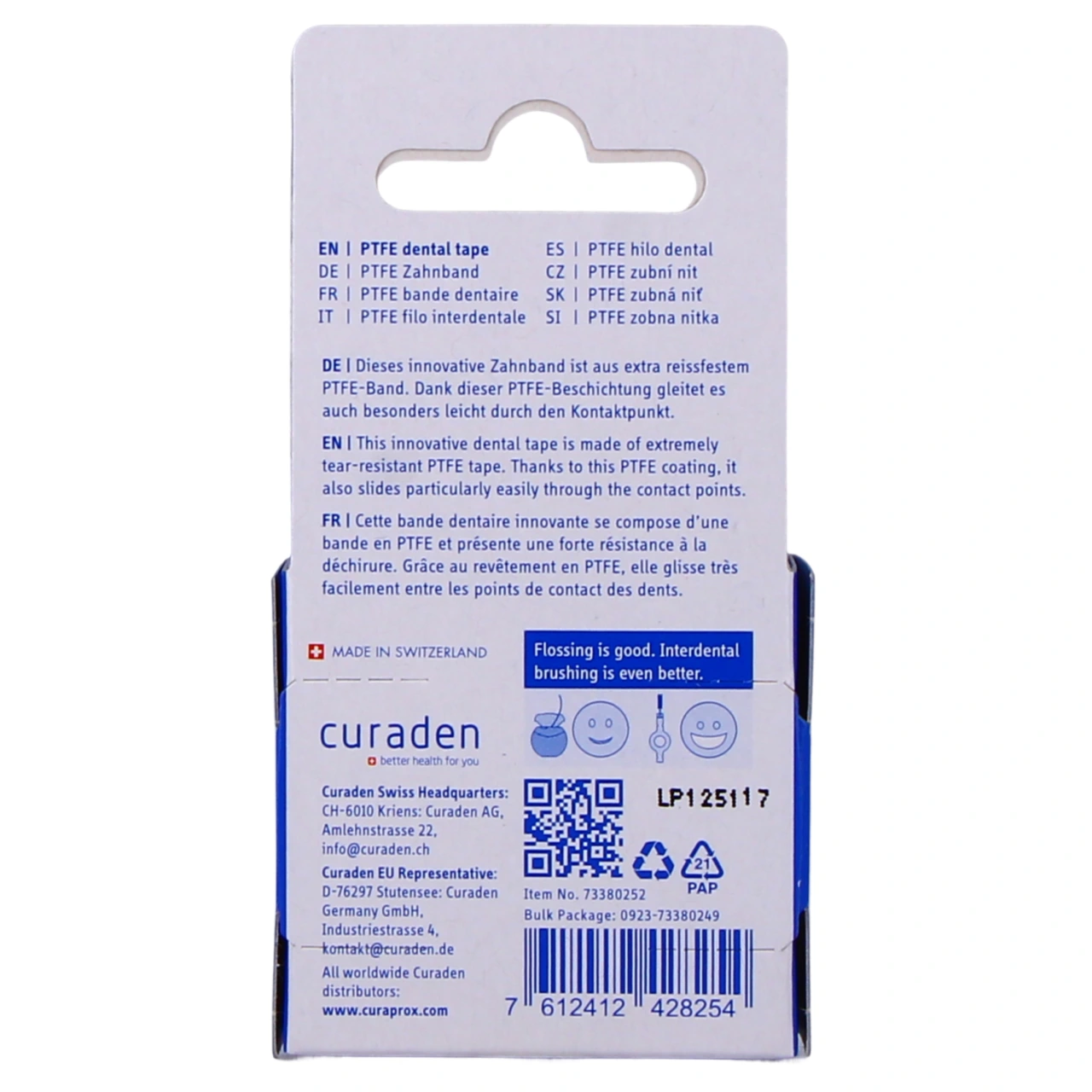 Curaprox Bande Dentaire PTFE DF 820 - Vue 3