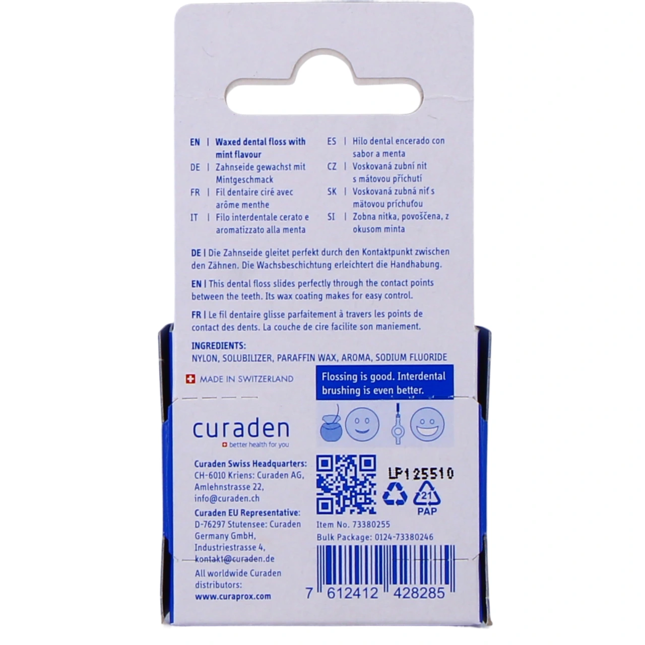Curaprox Fil Dentaire Ciré DF 834 - Vue 3