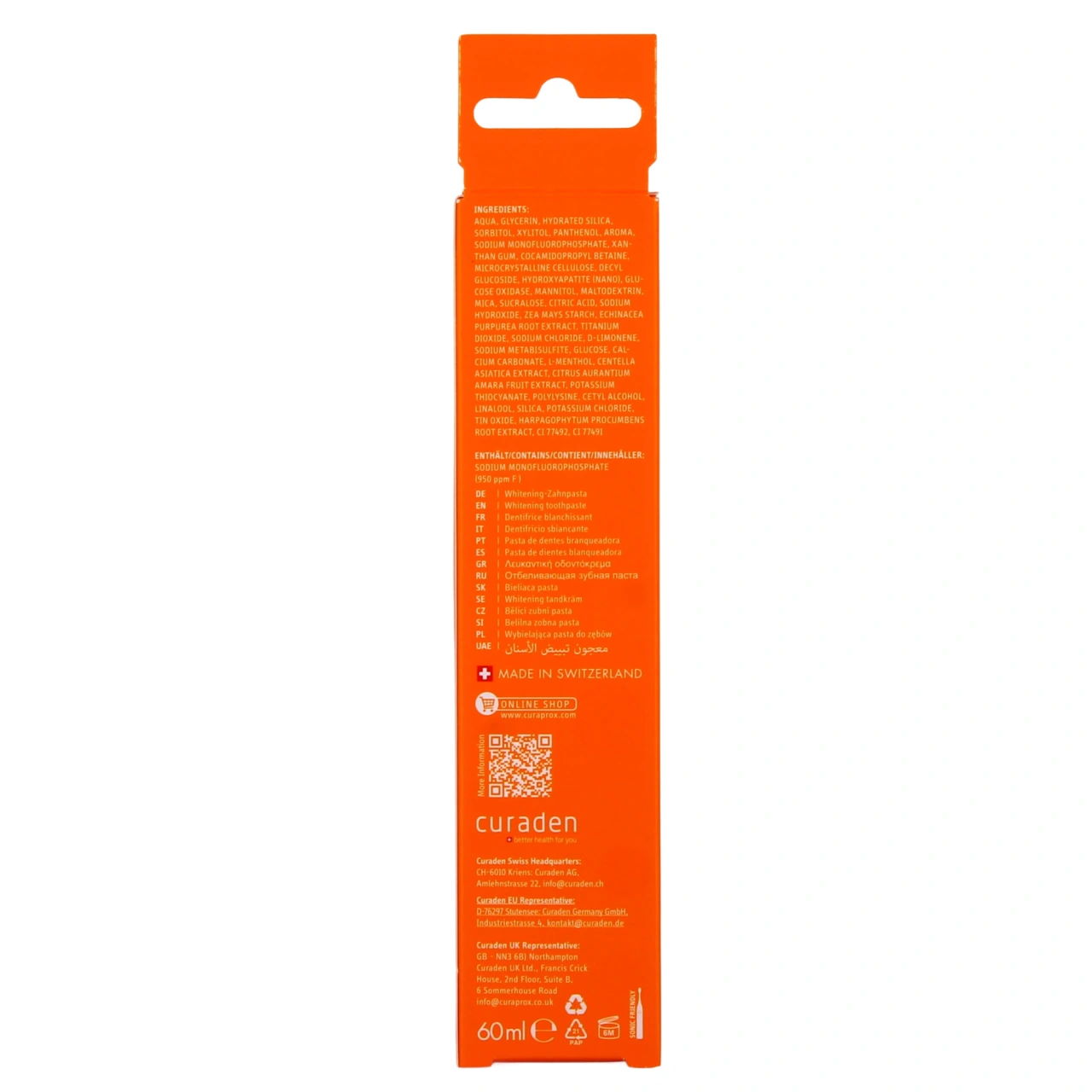 Curaprox Dentifrice Be You - Vue 7