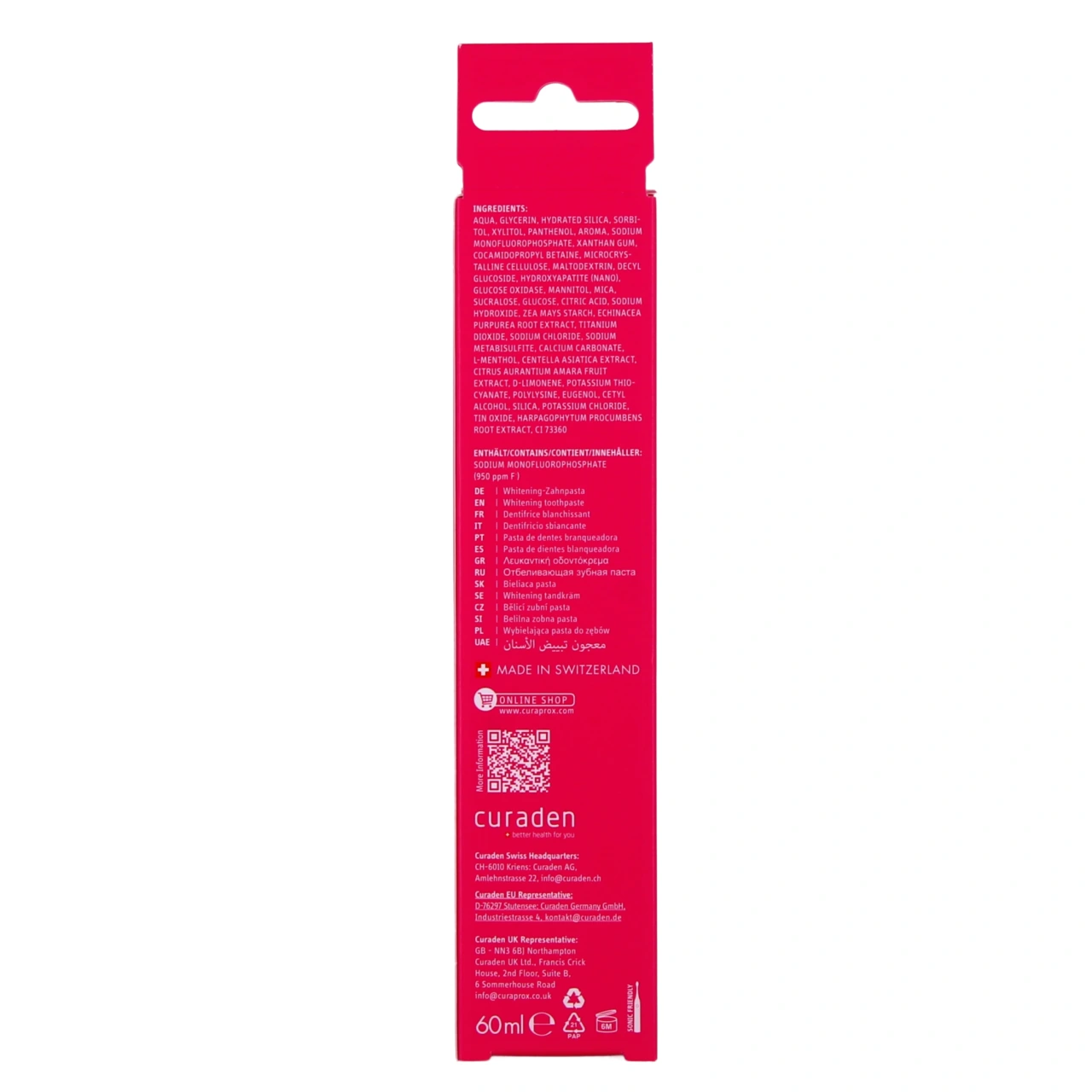Curaprox Dentifrice Be You - Vue 19