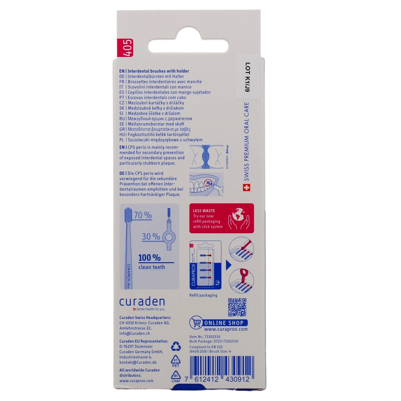 Curaprox Brossettes Interdentaires - Vue 16