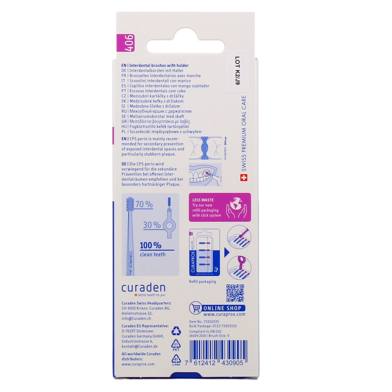 Curaprox Brossettes Interdentaires - Vue 20