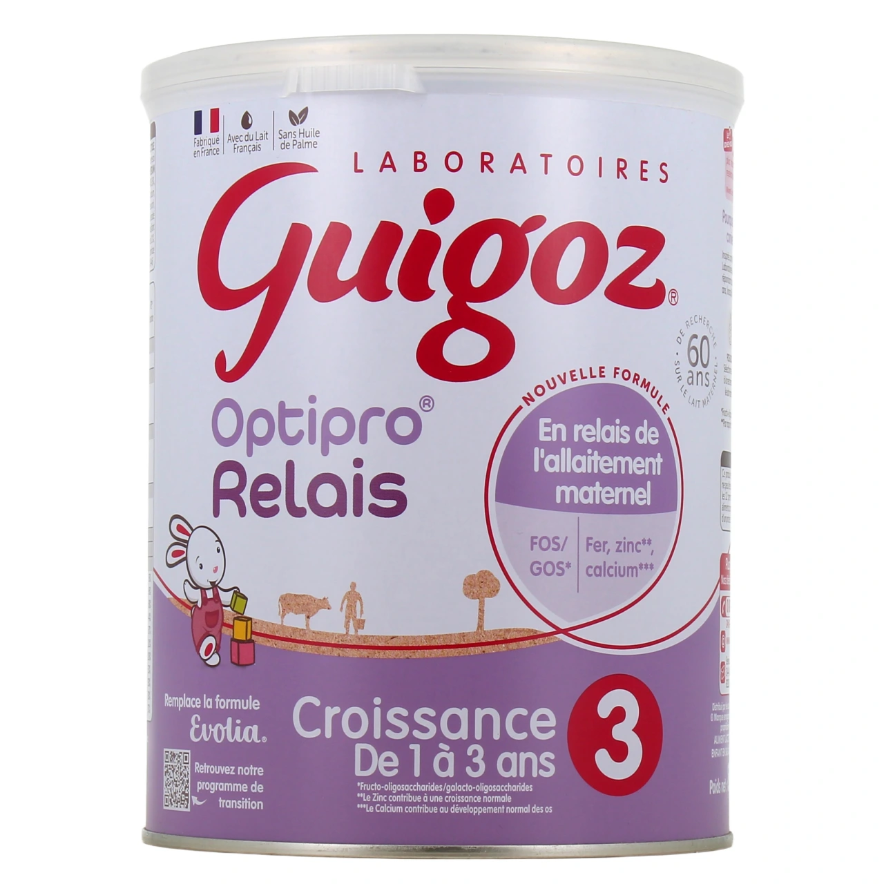 Guigoz Optipro Relais Croissance Lait 3ème âge - Vue 2