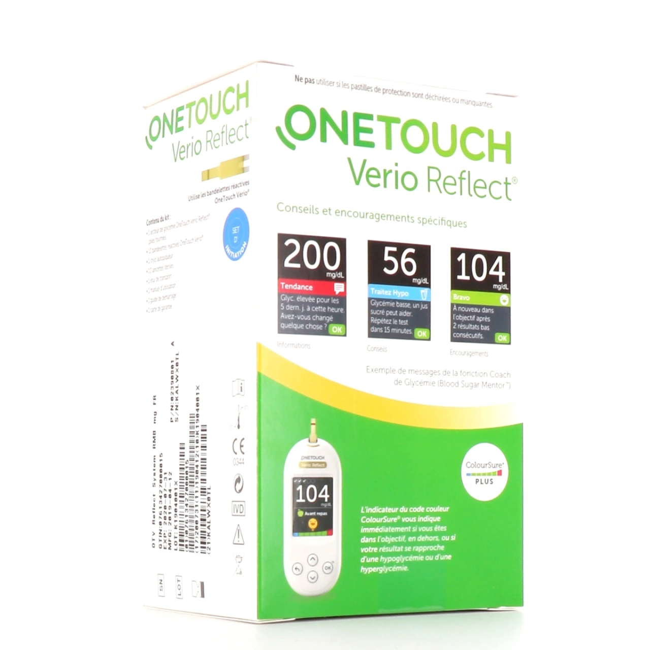 OneTouch Verio Reflect Système d'Autosurveillance de la Glycémie - Vue 2