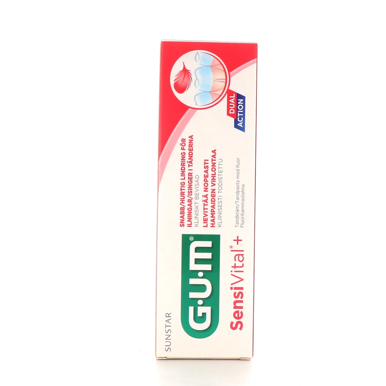 Gum Sensivital+ Dentifrice Fluoré Sensibilité Dentaire - Vue 2