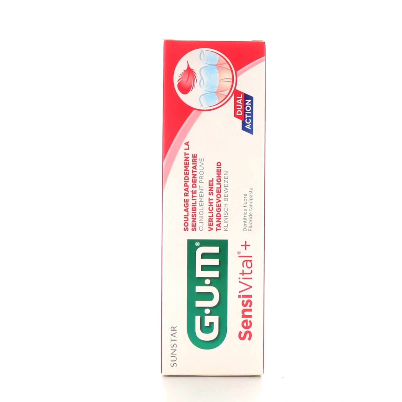 Gum Sensivital+ Dentifrice Fluoré Sensibilité Dentaire - Gum